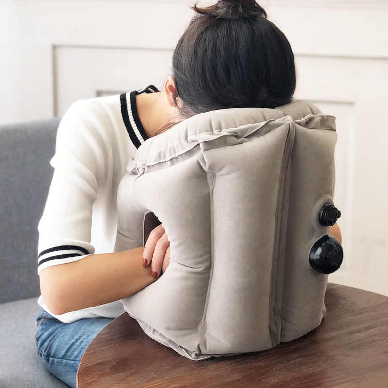 inflatable travel back cushion